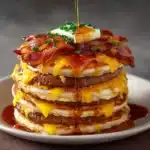 Truffle Butter Cheeseburger Pancake Sliders Recipe