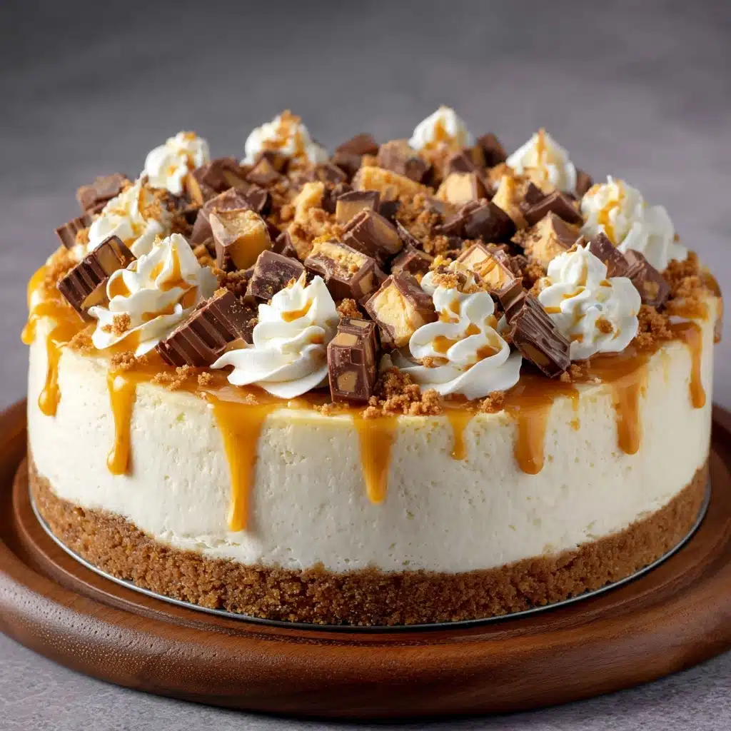 No-Bake Snickers Cheesecake Recipe