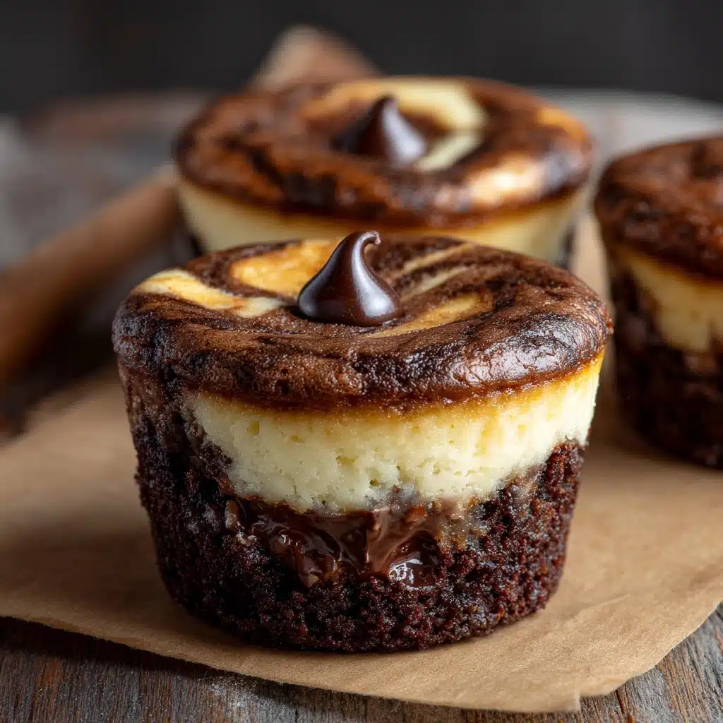Cheesecake Stuffed Chocolate Muffins Recipe