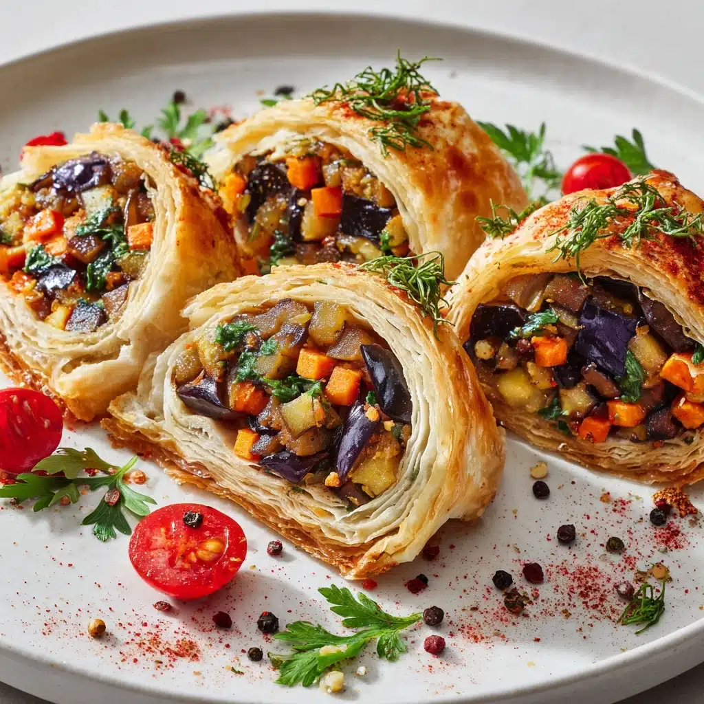 Savory Vegetable Strudel Recipe - Recipe Image