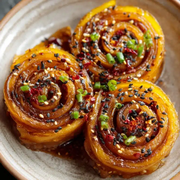 Cheesy Gochujang & Spring Onion Swirls Recipe