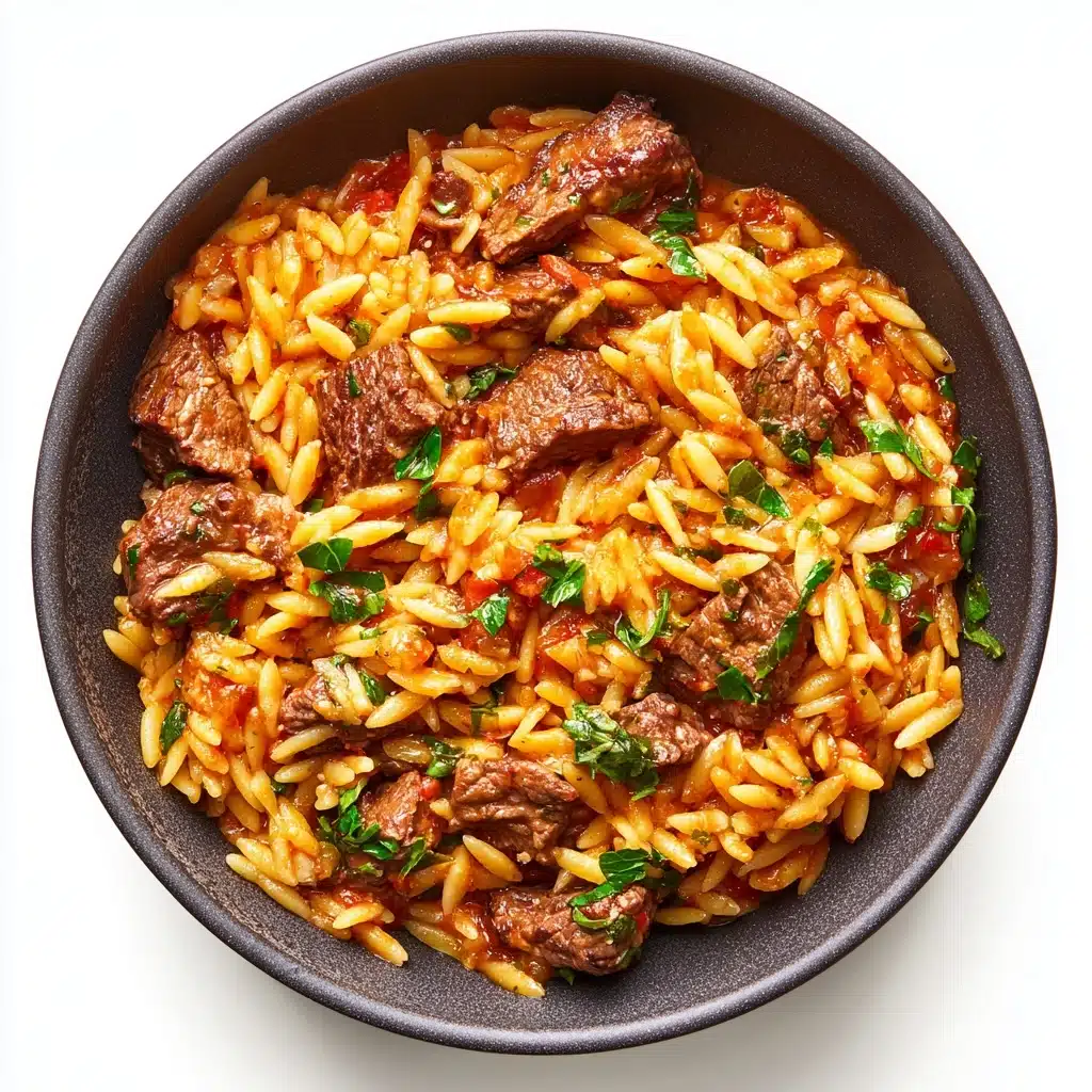 Giouvetsi (Greek Beef Stew with Orzo) Recipe - Recipe Image
