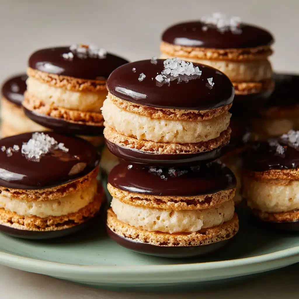 Elsa’s Chocolate Dipped Macaroons Recipe - Recipe Image