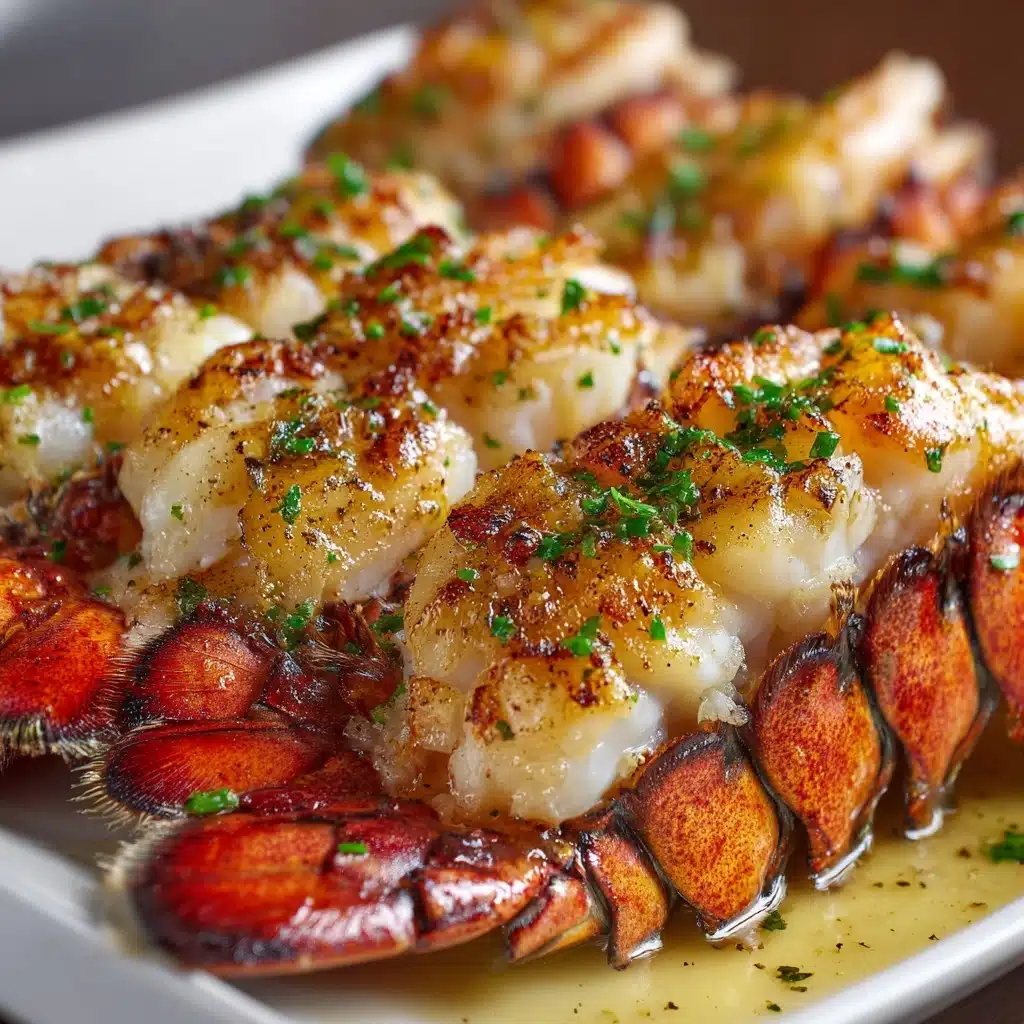 Butter-Basted Broiled Lobster Tails Recipe - Recipe Image