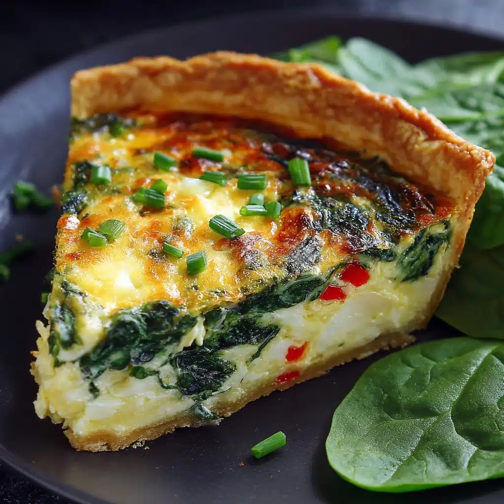 Savory Spinach Quiche Recipe - Recipe Image