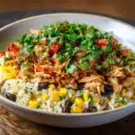 Crockpot Fiesta Chicken and Rice Recipe