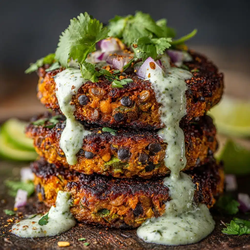 Lime Drenched Sweet Potato Black Bean Patties Recipe - Recipe Image