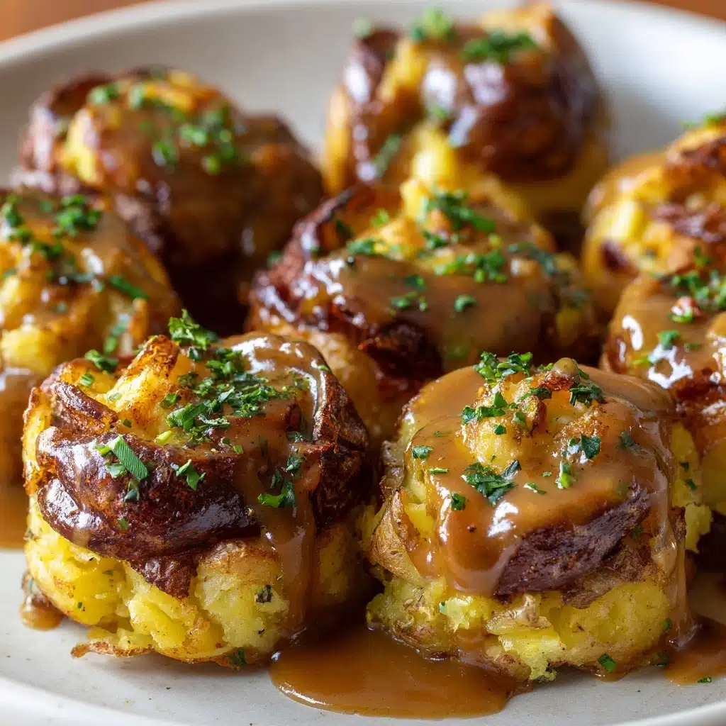 Honey Mustard Smashed Potatoes Recipe - Recipe Image