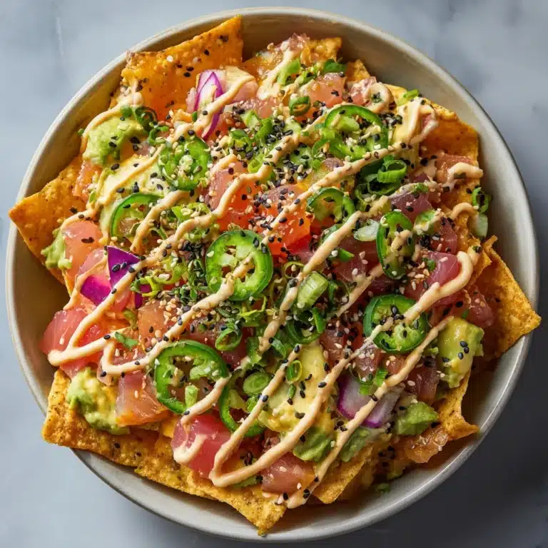 Poke Nachos with Spicy Tuna Recipe