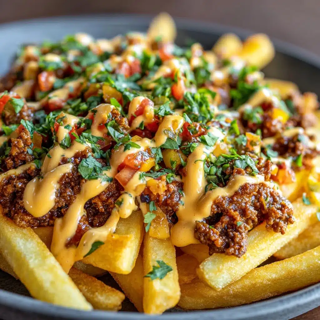 Nduja Beef Loaded Fries Recipe - Recipe Image