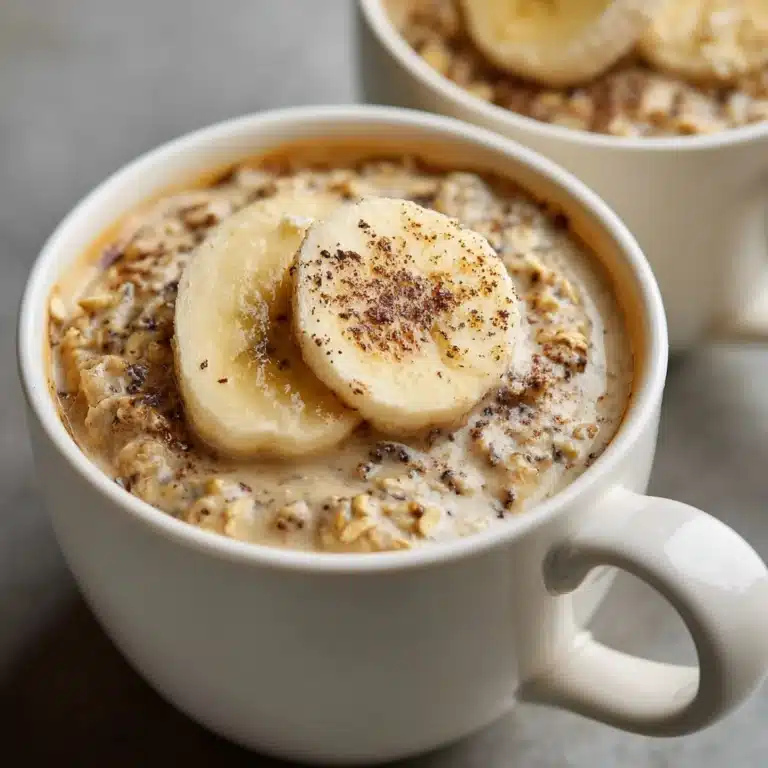 Banana Oatmeal Mug Dessert Recipe