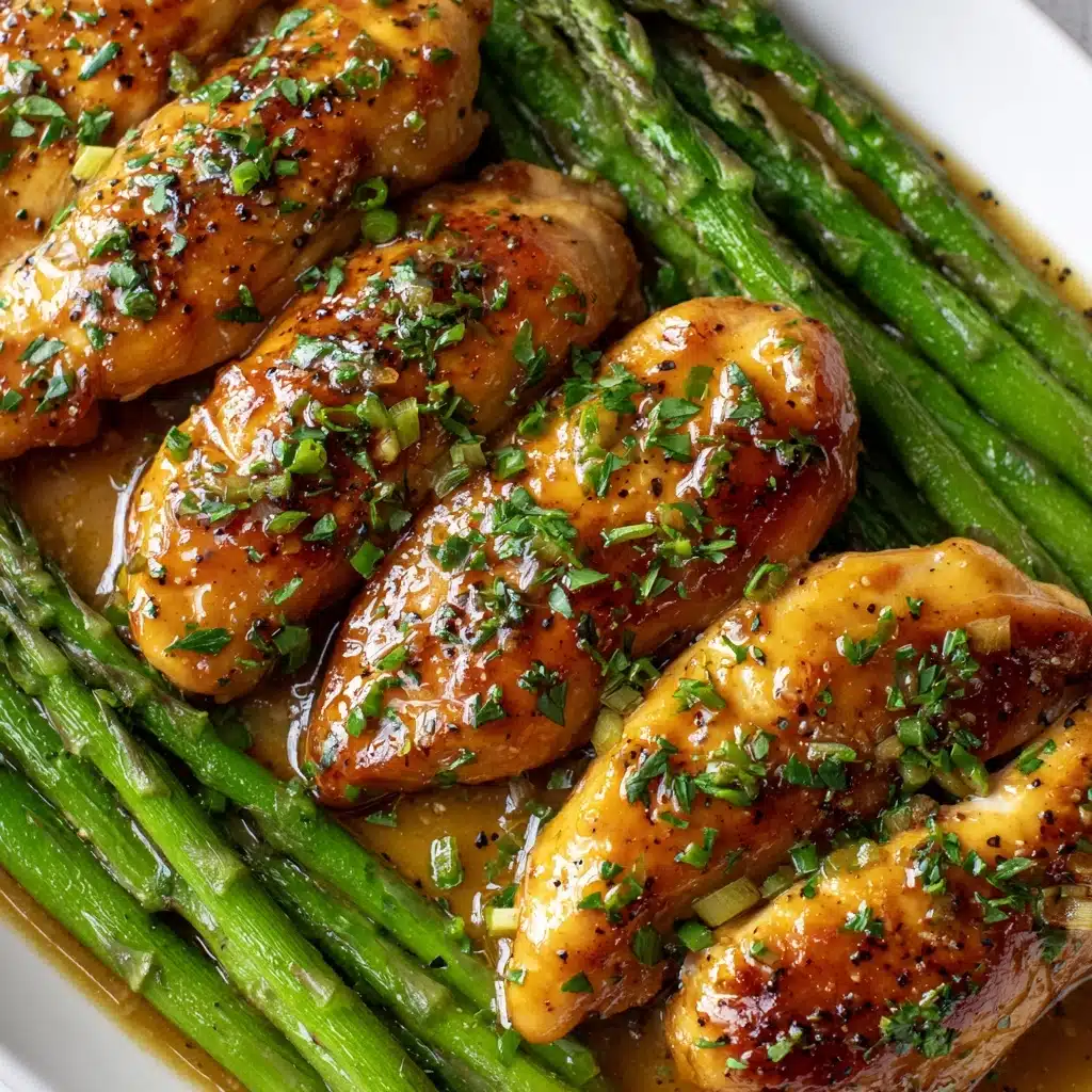Caesar Chicken with Asparagus Recipe - Recipe Image