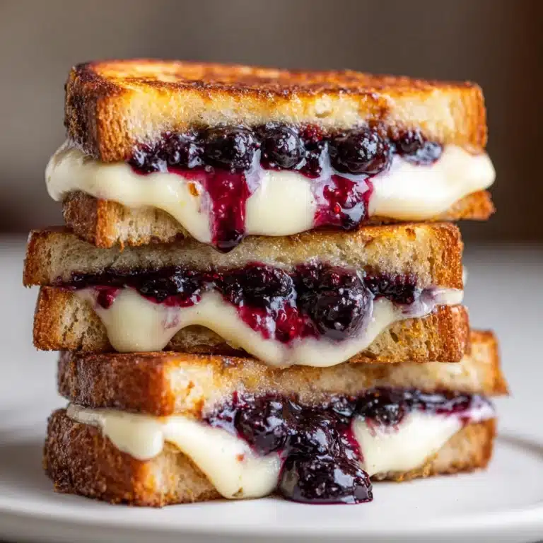 Blueberry Brie Grilled Cheese Recipe
