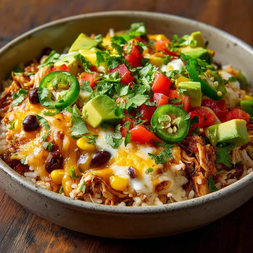 One-Pot Chicken Burrito Bowls Recipe - Recipe Image