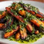 Crunchy Parmesan Carrots with Salsa Verde Recipe