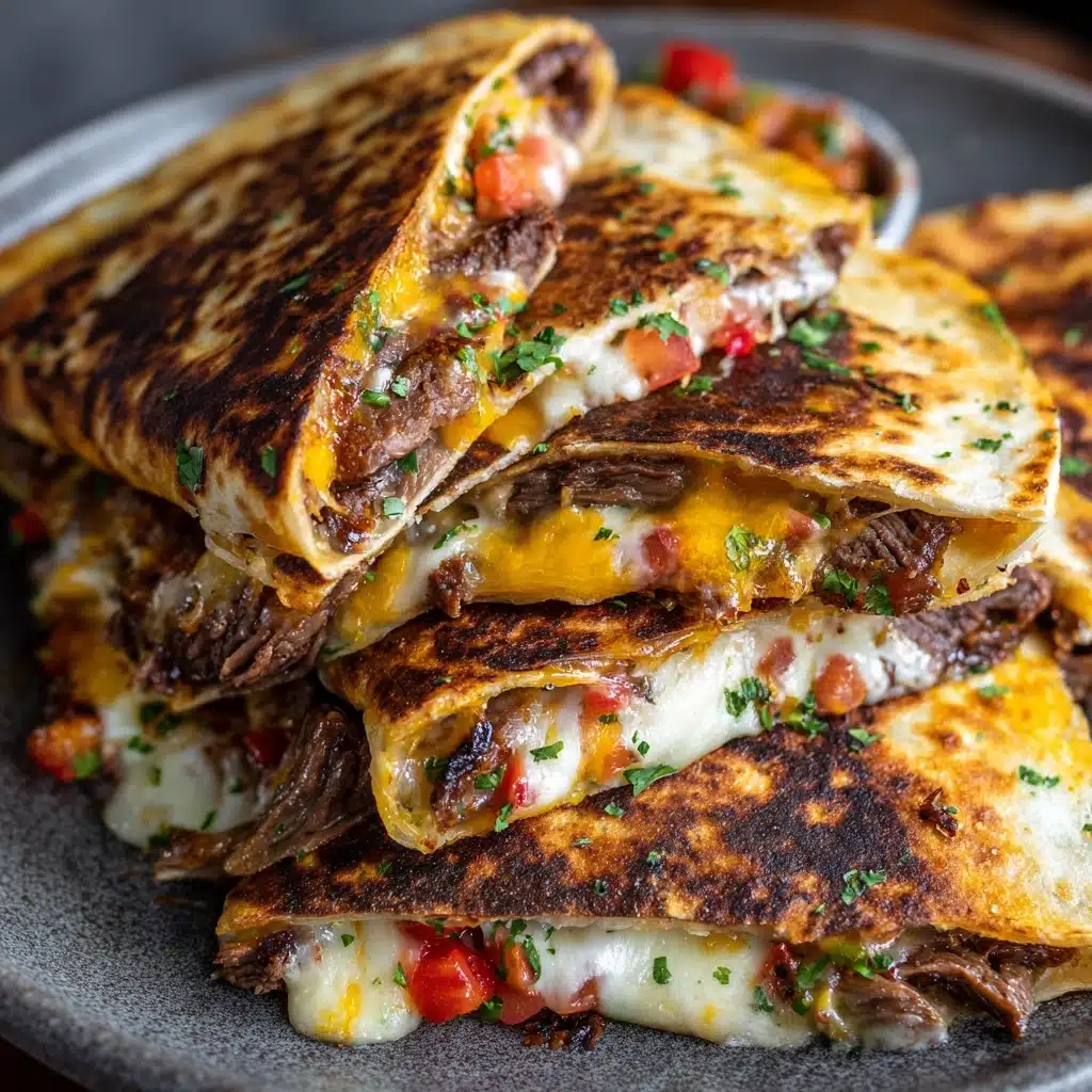 Steak Cheese Quesadillas on Blackstone Recipe - Recipe Image