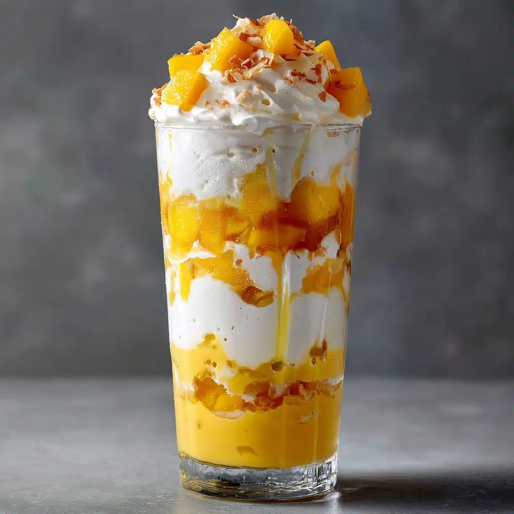 Mango Coconut Float Milkshake Recipe - Recipe Image