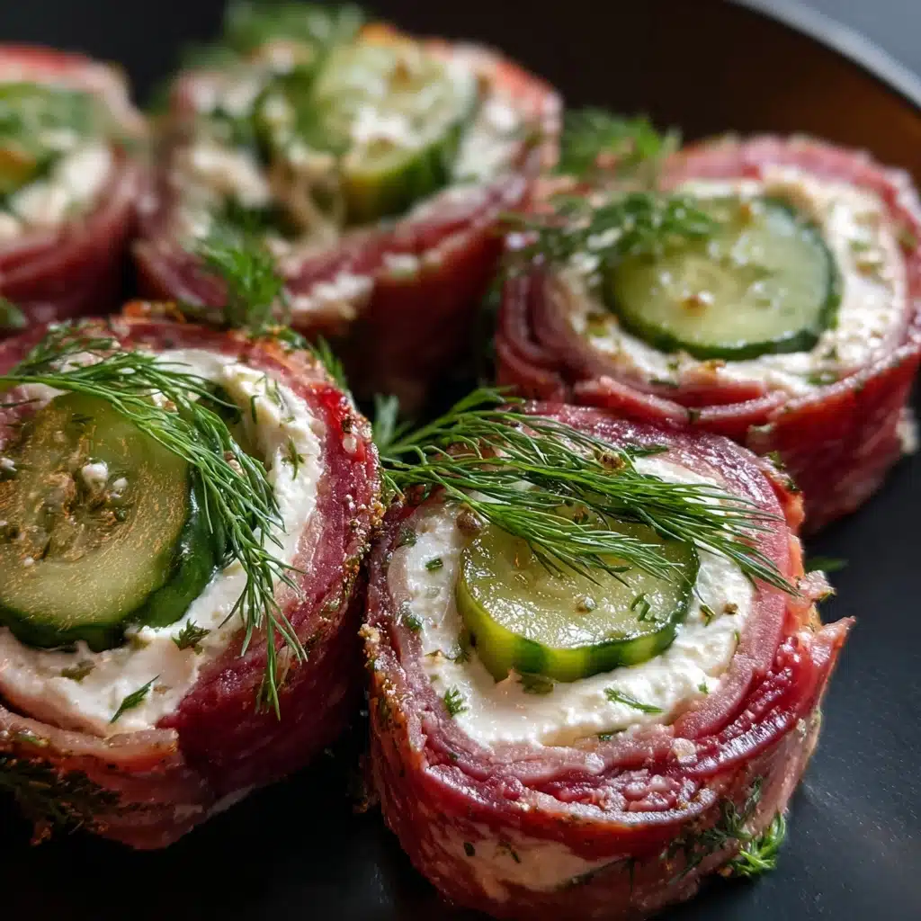 Lazy Cream Cheese Pickle Rolls Recipe - Recipe Image