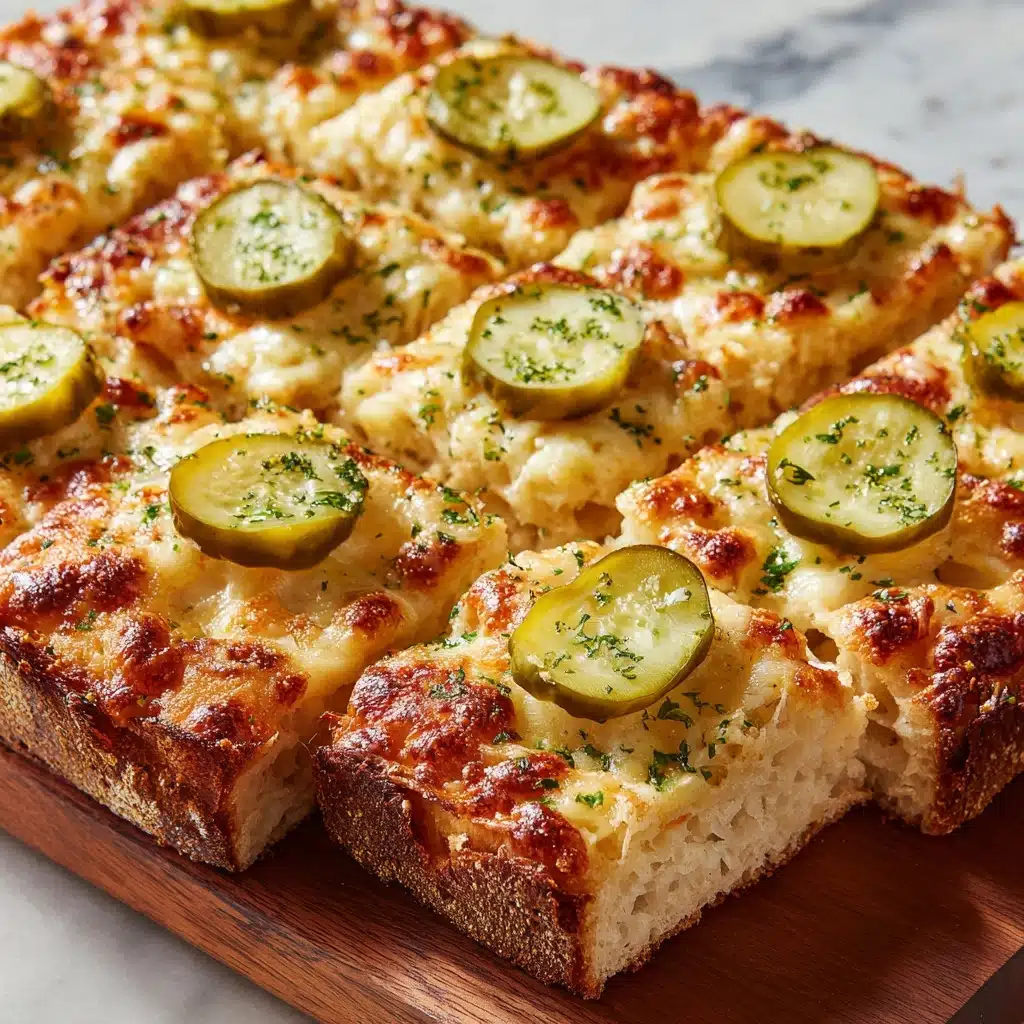 Cheesy Pickle Bread Recipe for a Savory Snack Recipe - Recipe Image