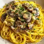 Creamy Chicken & Mushroom Dream Spaghetti Recipe