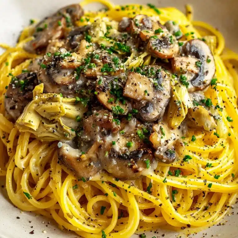 Creamy Chicken & Mushroom Dream Spaghetti Recipe