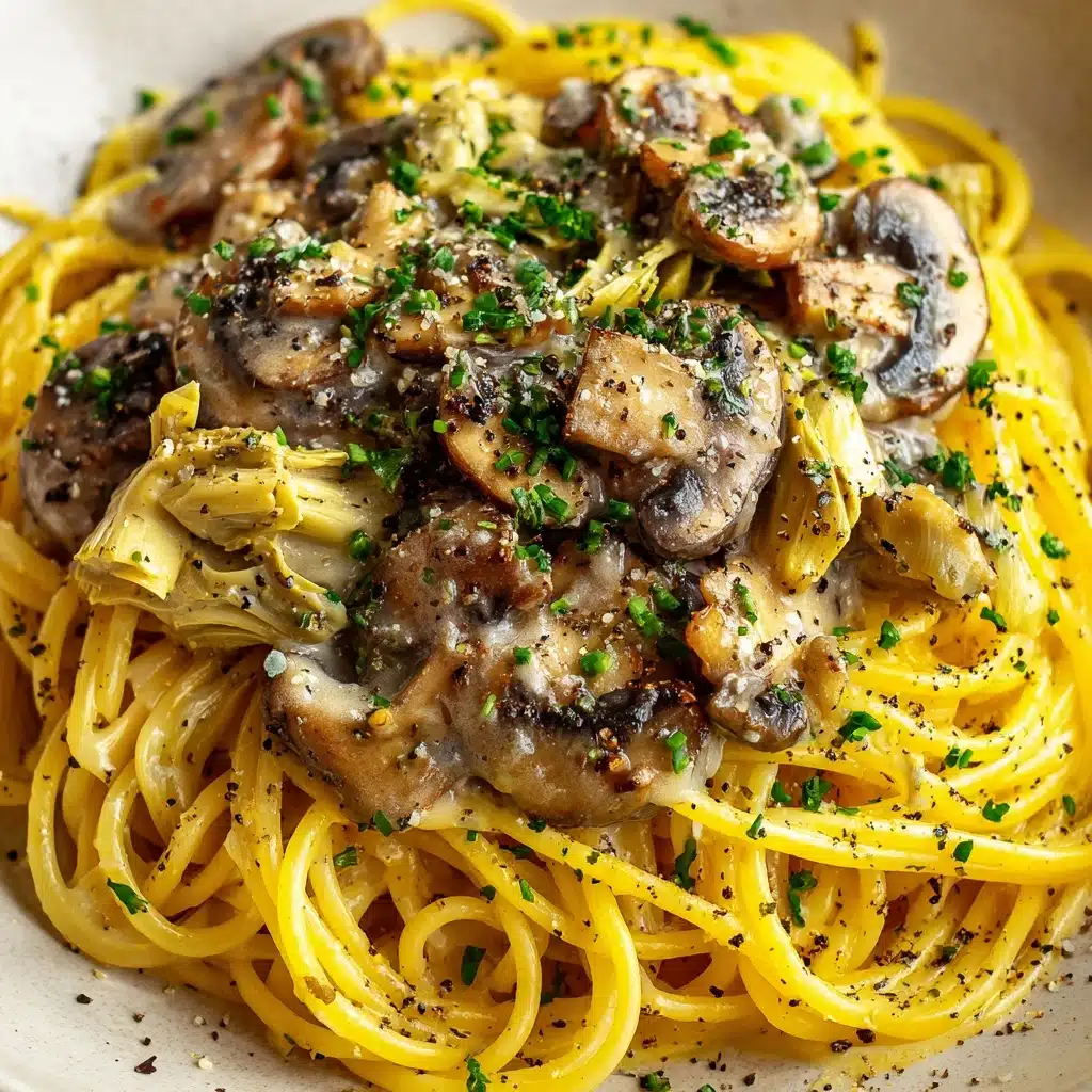 Creamy Chicken & Mushroom Dream Spaghetti Recipe