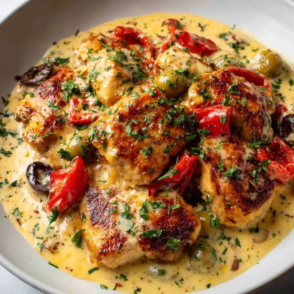 Creamy Pepperoncini Chicken Skillet Recipe Made Easy Recipe - Recipe Image