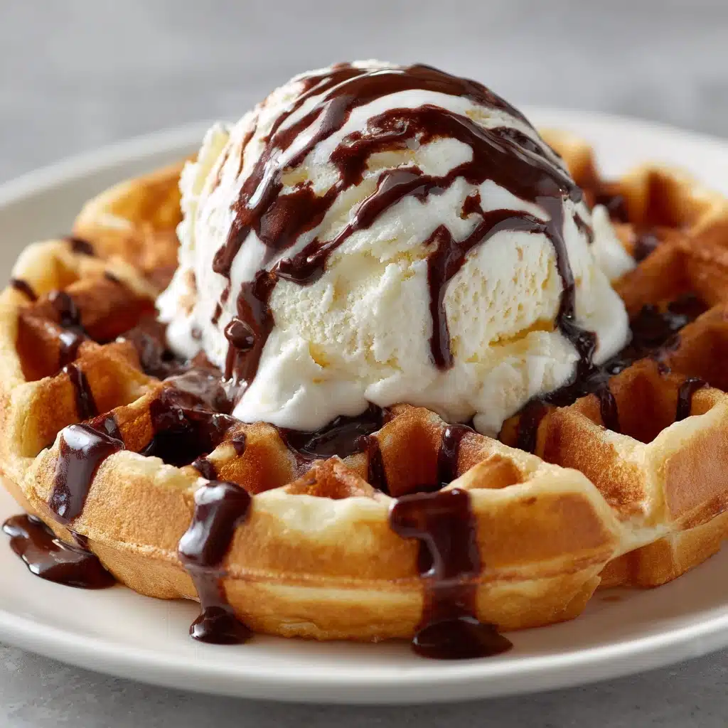 Nutella Filled Waffles Recipe - Recipe Image