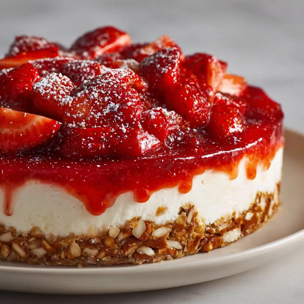 Strawberry Pretzel Salad Recipe - Recipe Image