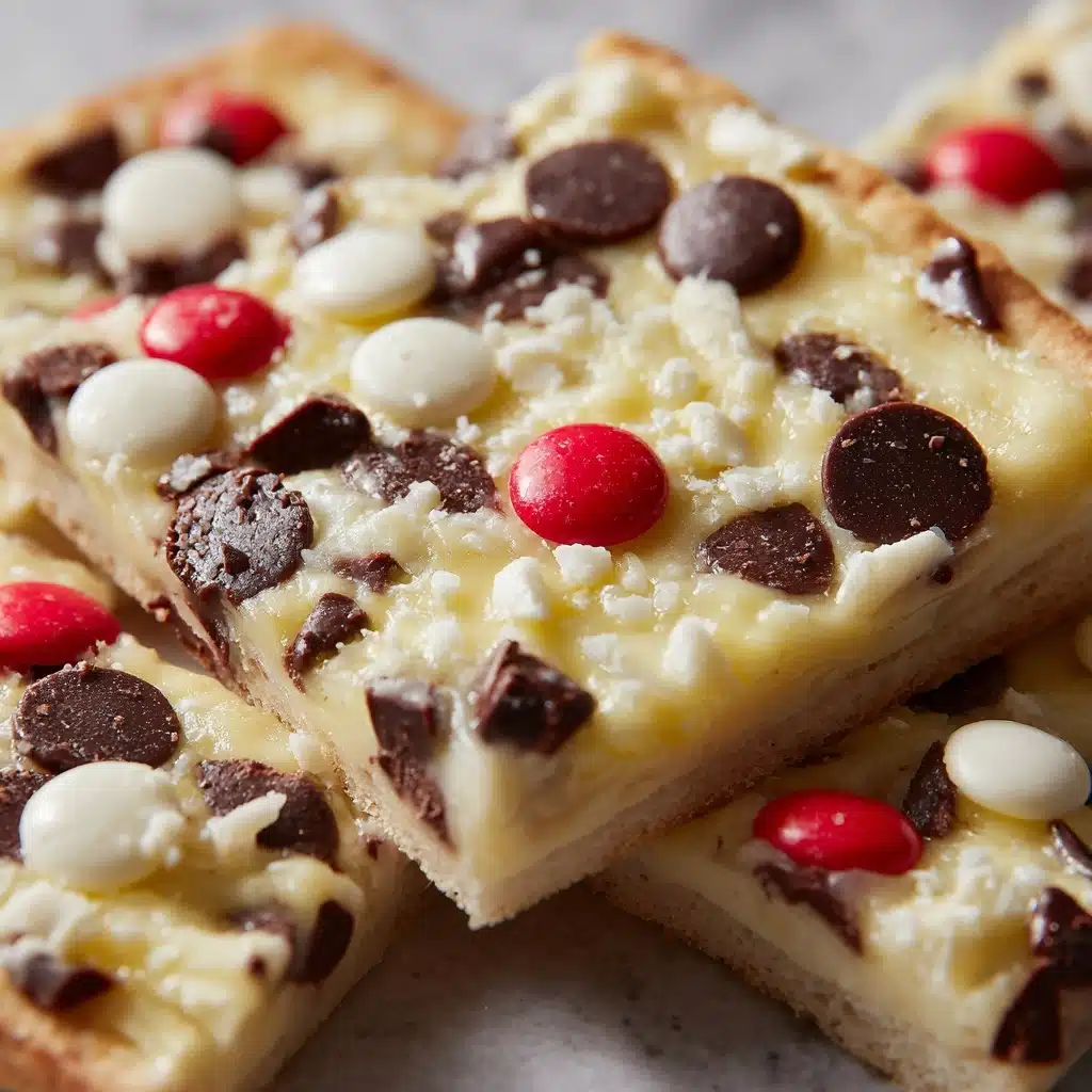 Easy White Chocolate Brownie Pizza Recipe - Recipe Image