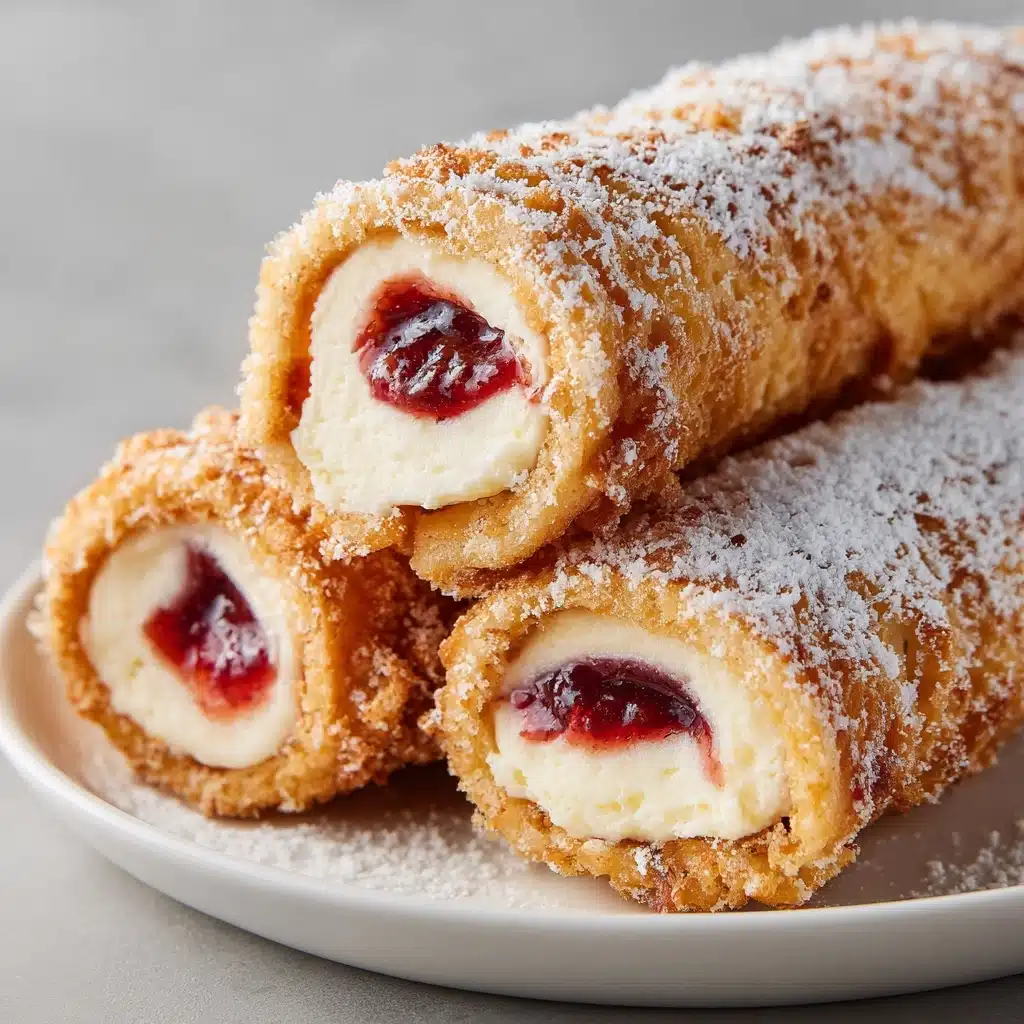 Fried Cheesecake Roll-Ups Recipe