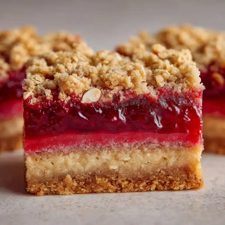 Amish Oatmeal Rhubarb Bars Recipe