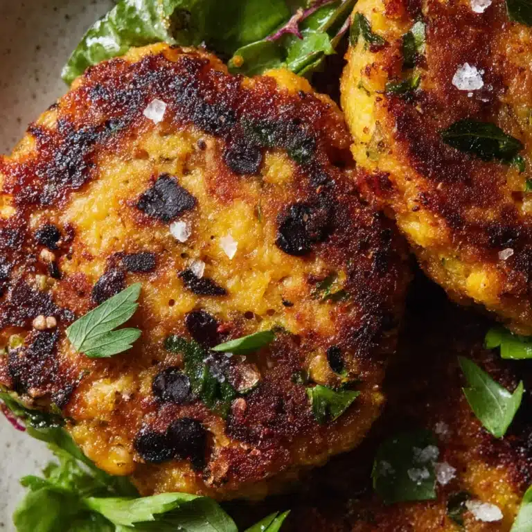 Crispy Chickpea & Sweet Potato Fritters Recipe