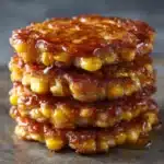 Sweet Corn Fritter Stacks with Honey Butter Recipe