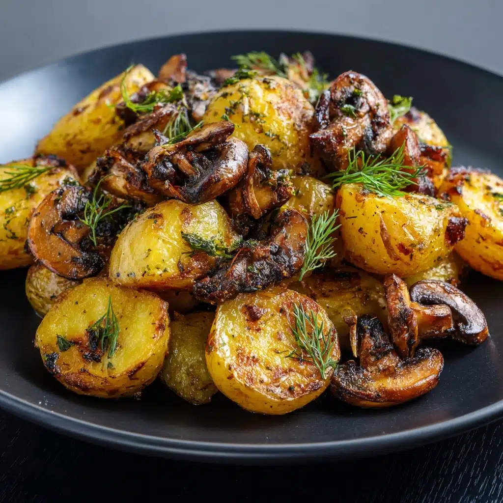 Pan-Fried Potatoes with Chanterelles Recipe - Recipe Image