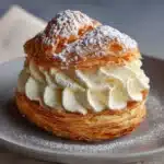 Choux Pastry with Milk Tea Cream Recipe