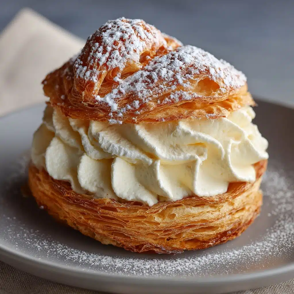 Choux Pastry with Milk Tea Cream Recipe