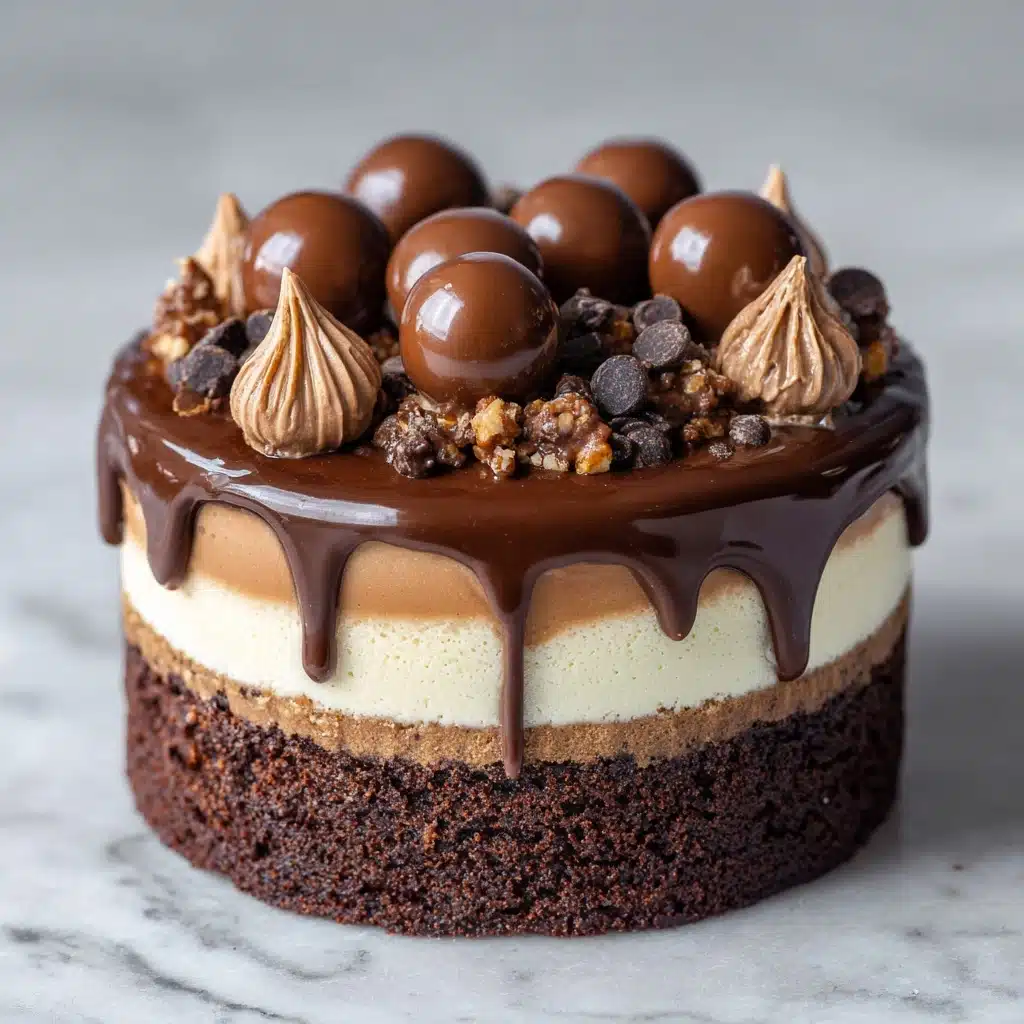 Cookie Dough Brownie Cake Recipe - Recipe Image