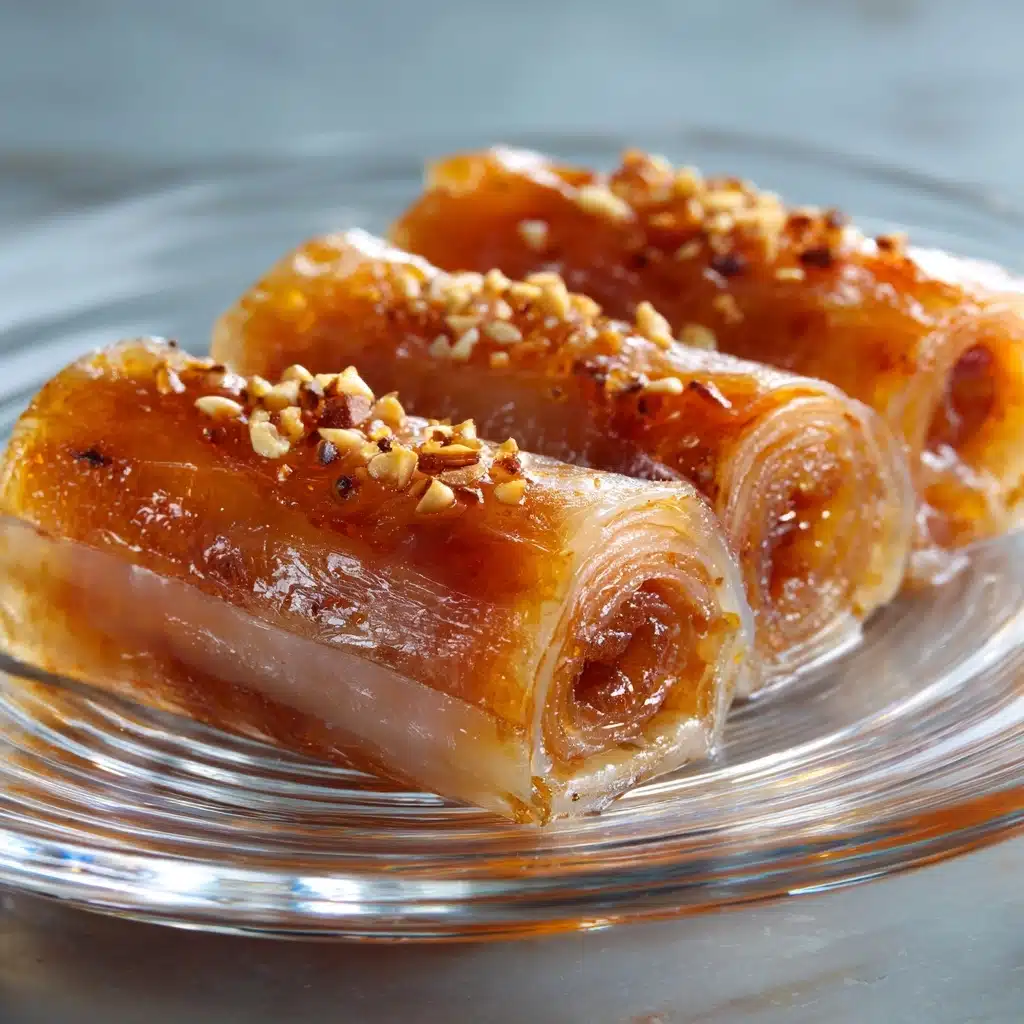 Baked Apple Pie Rice Paper Rolls Recipe