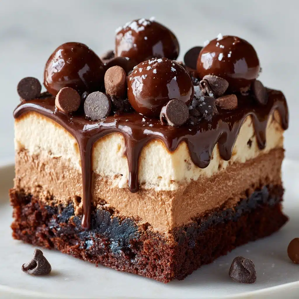 Cookie Dough Brownie Cake Recipe