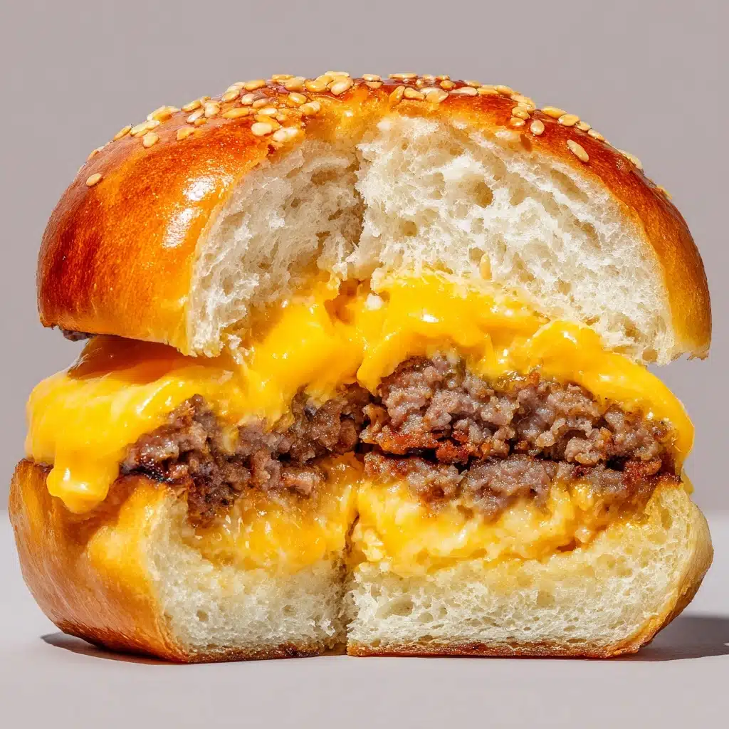 Hawaiian Roll Cheeseburger Sliders Recipe - Recipe Image
