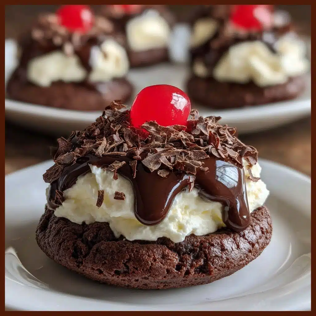Black Forest Flourless Brownie Cookies Recipe - Recipe Image