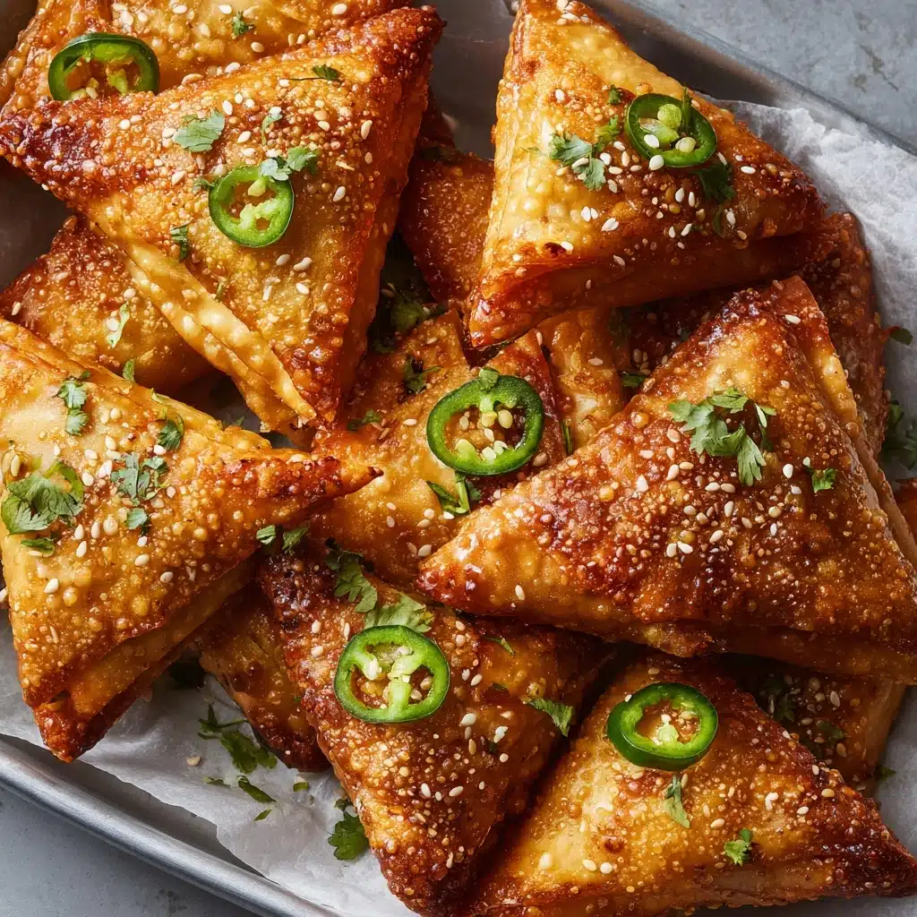 Crispy Jalapeño Corn Wontons Recipe