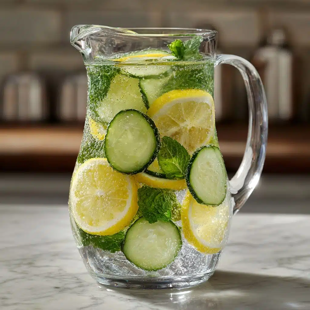 Cucumber Lemon Mint Infused Water Recipe - Recipe Image