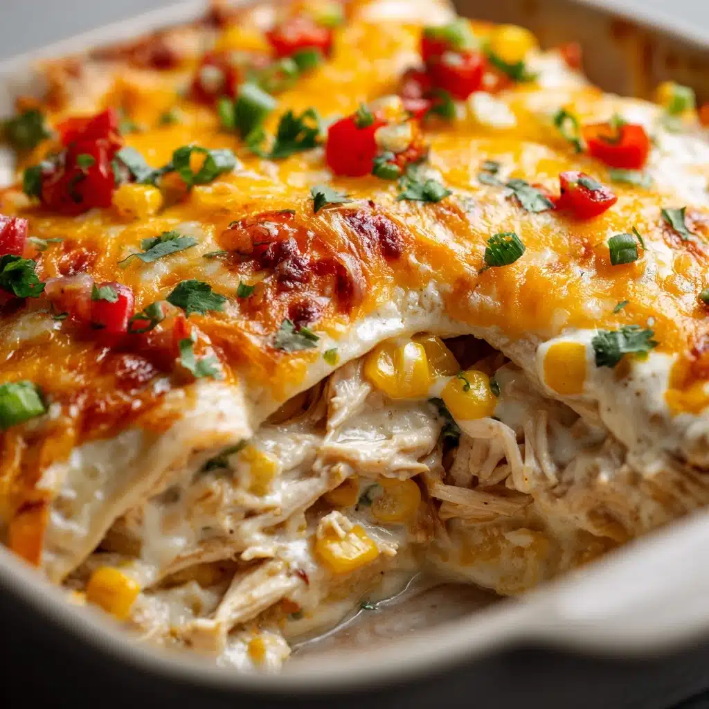 Sour Cream Chicken Enchilada Casserole Recipe