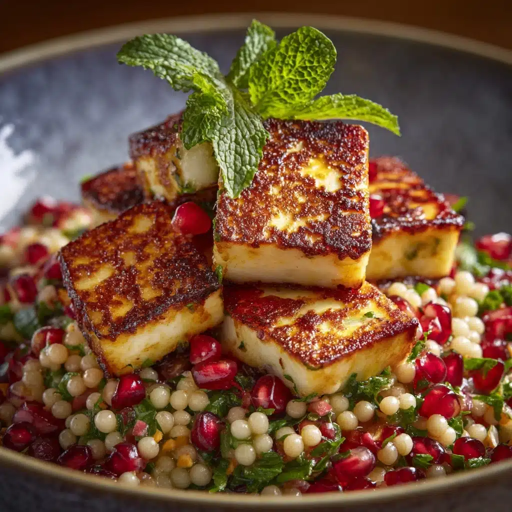 Couscous Salad with Mint-Lemon Dressing Recipe - Recipe Image