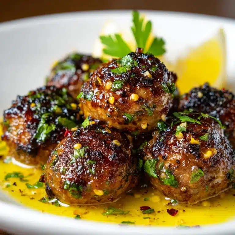 Lemon Pepper Chicken Meatballs Recipe