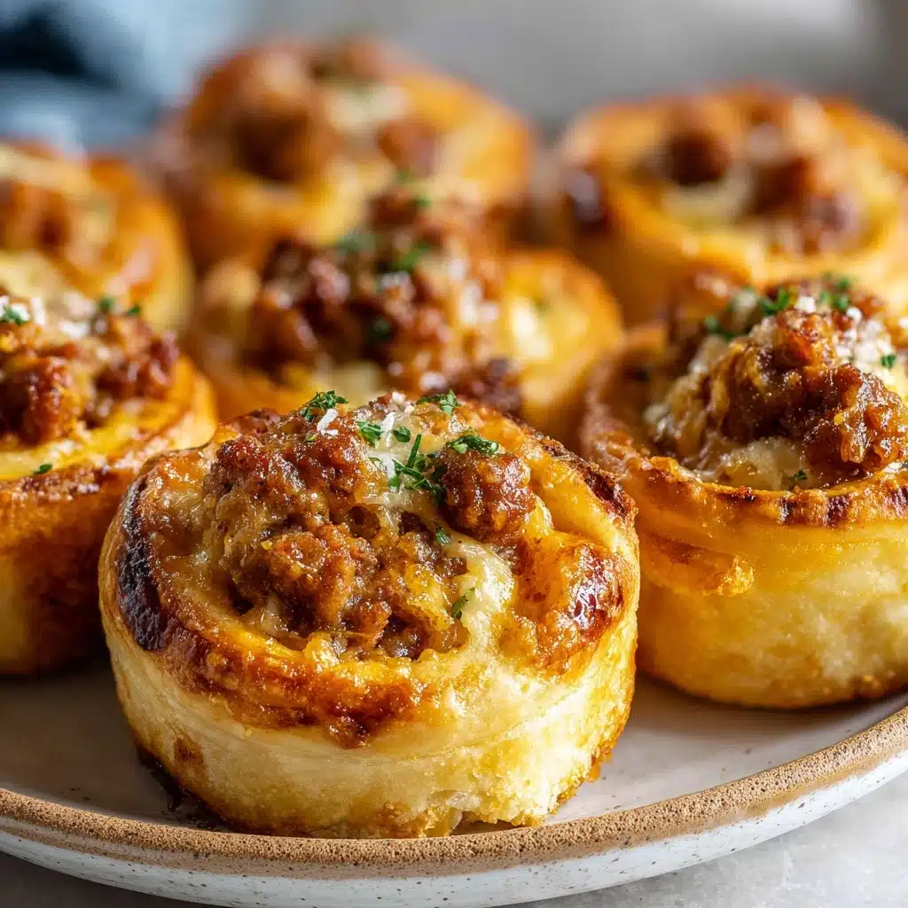 Sausage and Cream Cheese Pinwheels Recipe - Recipe Image