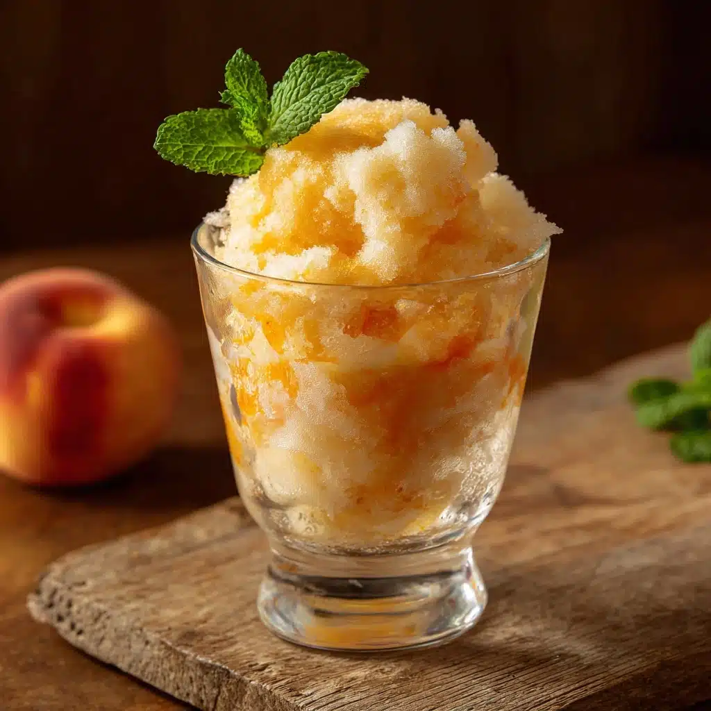 Frozen Peach Lemonade Slush Recipe