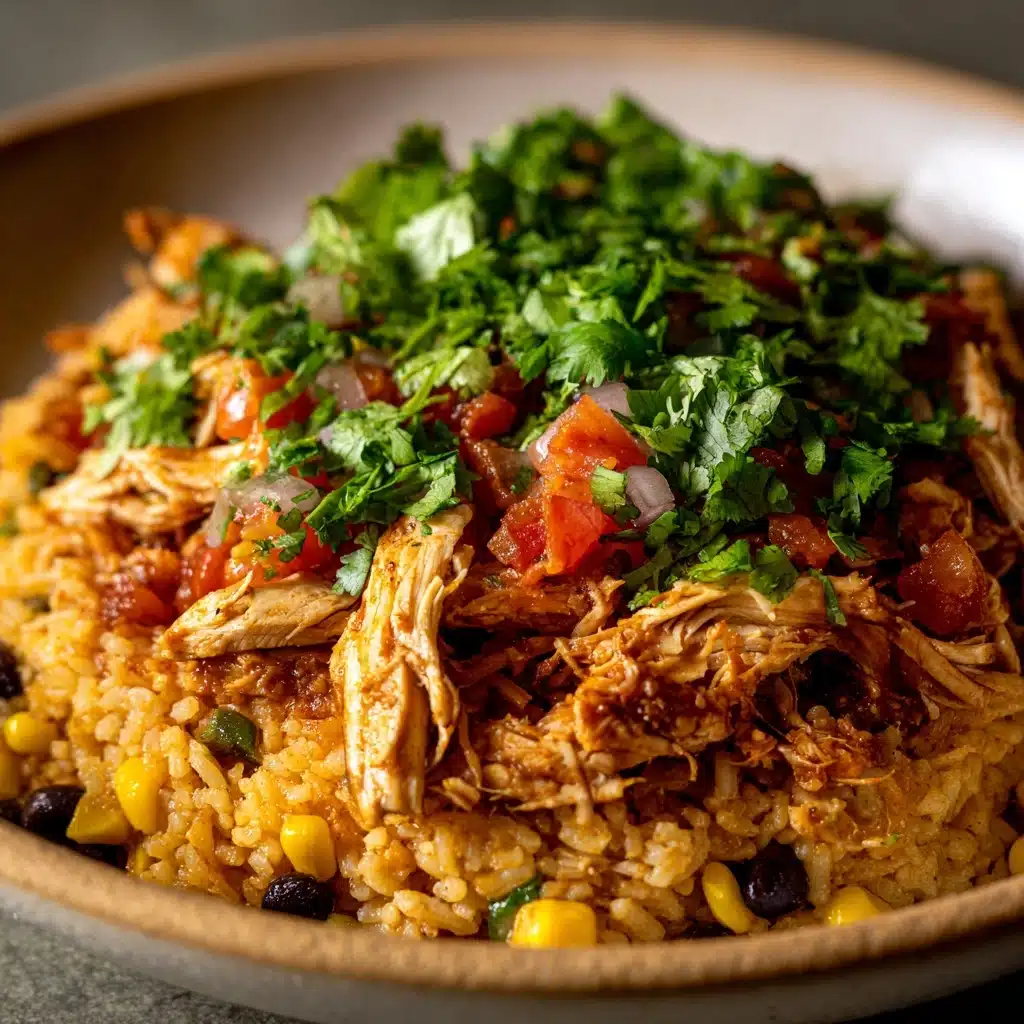 Crockpot Fiesta Chicken and Rice Recipe - Recipe Image